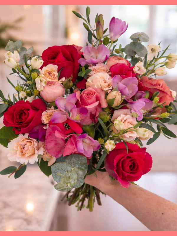 Spicy Spring Flower Bouquet