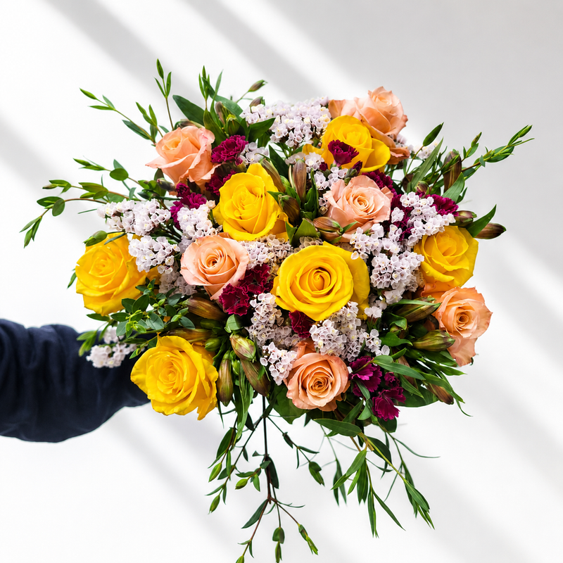 Golden Together Flower Bouquet