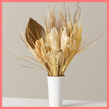 Load image into Gallery viewer, Neutral Palm Flower Dried Bouquet