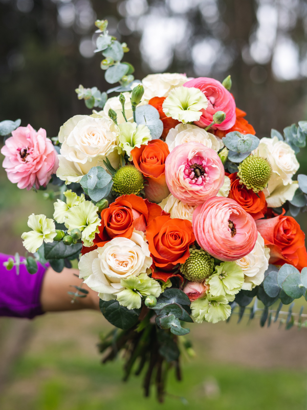 Pretty and Festive Flower Bouquet
