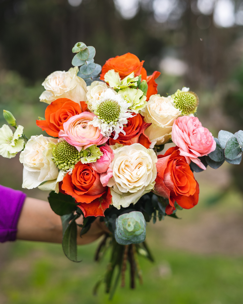 Pretty and Festive Flower Bouquet