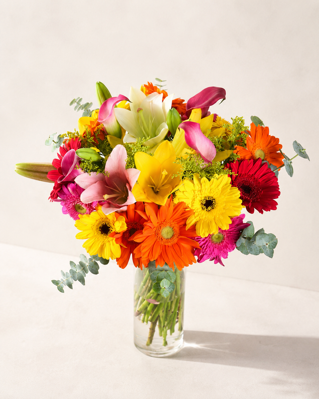 All Dolled Up Flower Bouquet