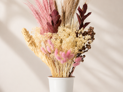 Mauve Dried Flower Bouquet