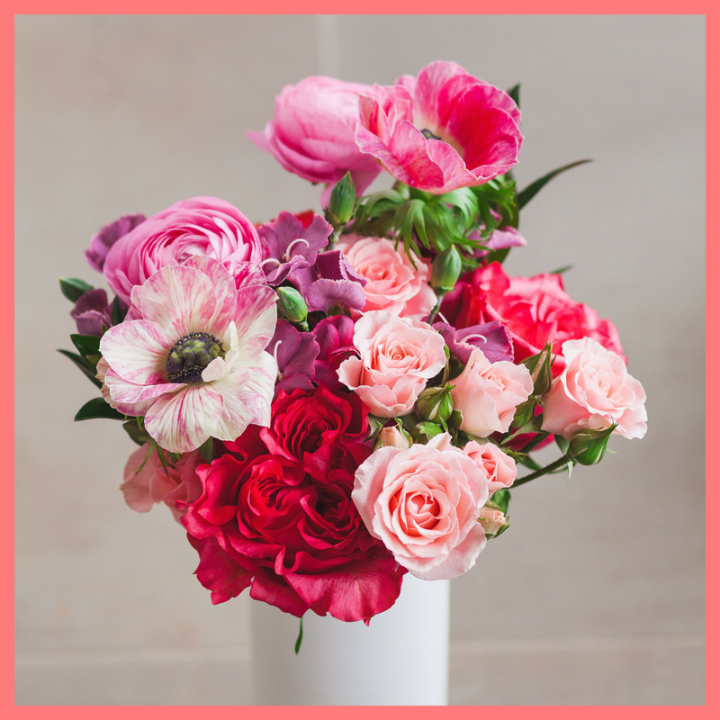 By selecting the Growers' Choice - Valentine's Day flower Bouquet, you will receive a surprise Valentine's Day-themed arrangement of the highest quality flowers selected by our team. The bouquets shown here are examples. If you would like to receive a specific bouquet, please see the rest of our Valentine's Day Collection.