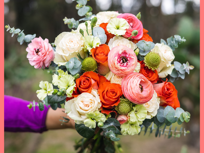 Pretty and Festive Flower Bouquet