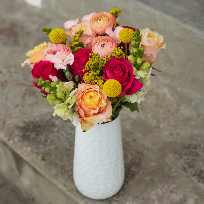 Birthday Flower Bouquet With Vase
