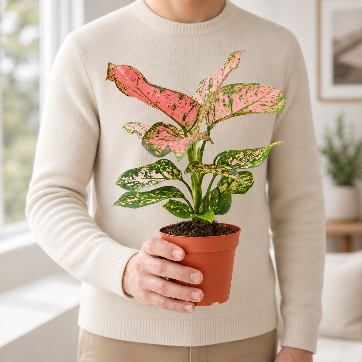 house plant chinese evergreen The Lady Valentine by ReVased