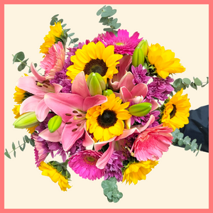 Mother's Day Flower Bouquet - Premier Size (Vase included)