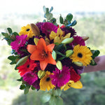 Rainbow Snowcone Flower Bouquet