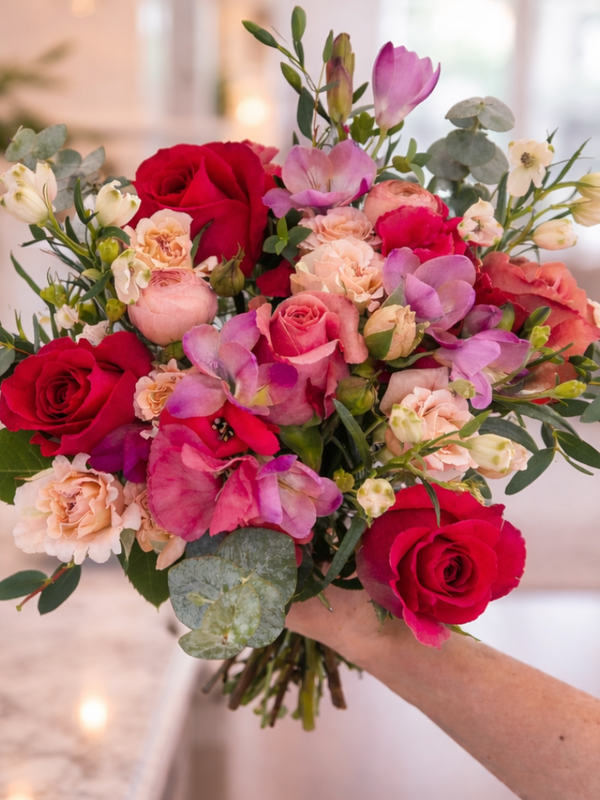 Spicy Valentine Flower Bouquet