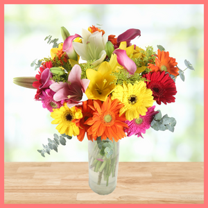 Mother's Day Flower Bouquet - Premier Size (Vase included)