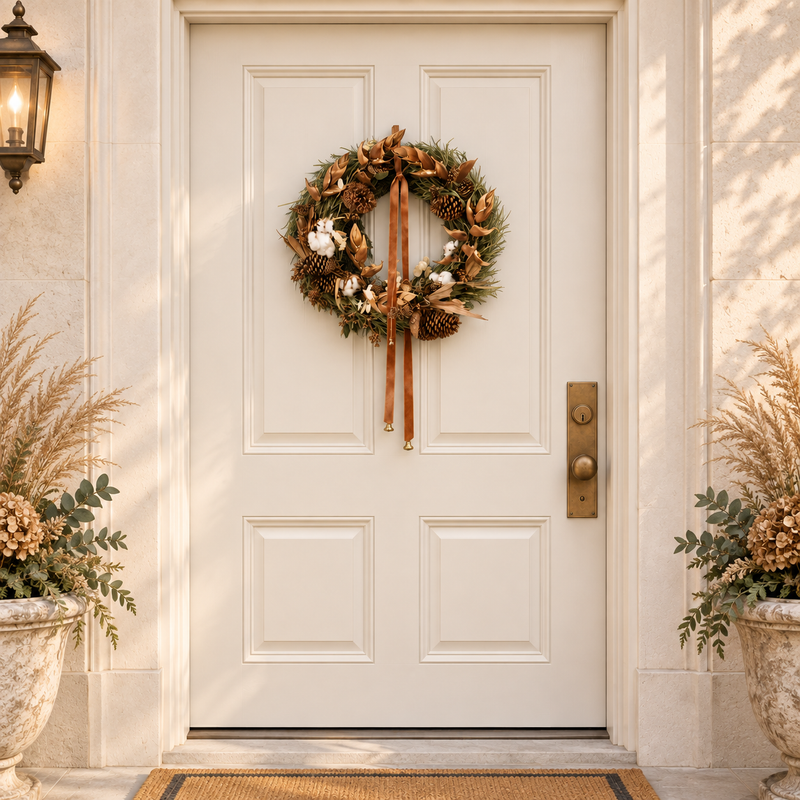 The Amber Harvest Wreath