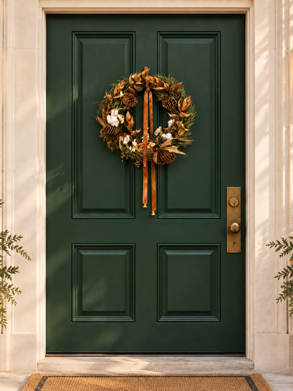 The Amber Harvest Wreath