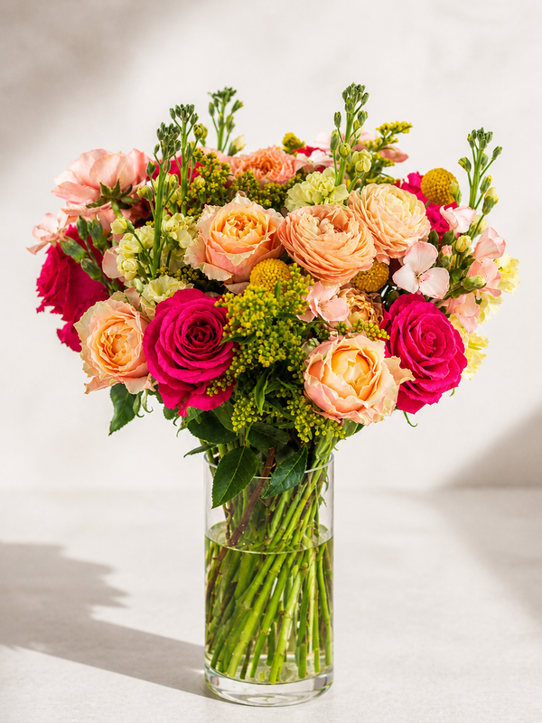 Sweetie Pie Flower Bouquet With Vase