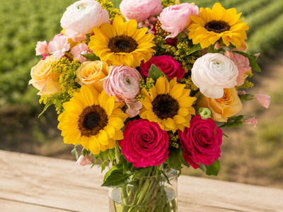 Here Comes The Sun(flower) Flower Bouquet