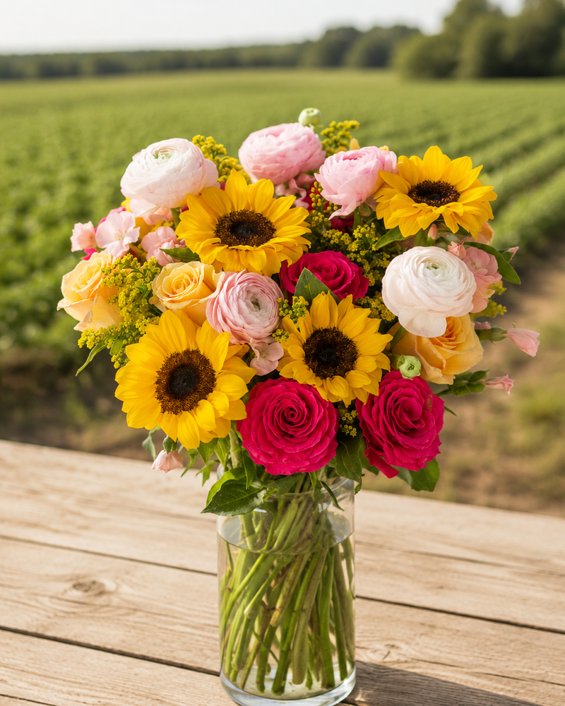 Here Comes The Sun(flower) Flower Bouquet