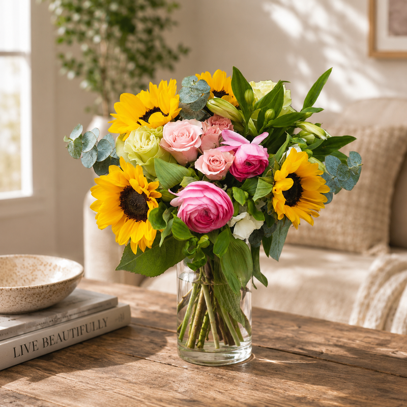 I've Got Sunshine Flower Bouquet Bereavement