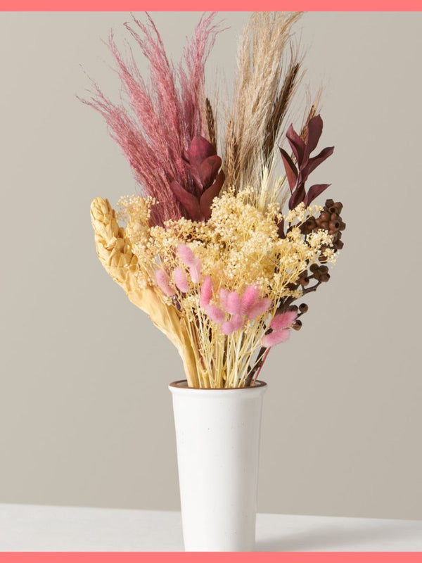 Mauve Dried Flower Bouquet