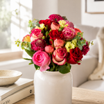 Love Language Flower Bouquet With Vase