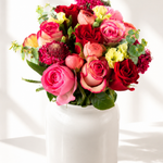 Love Language Flower Bouquet With Vase
