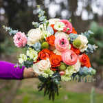 Pretty and Festive Flower Bouquet