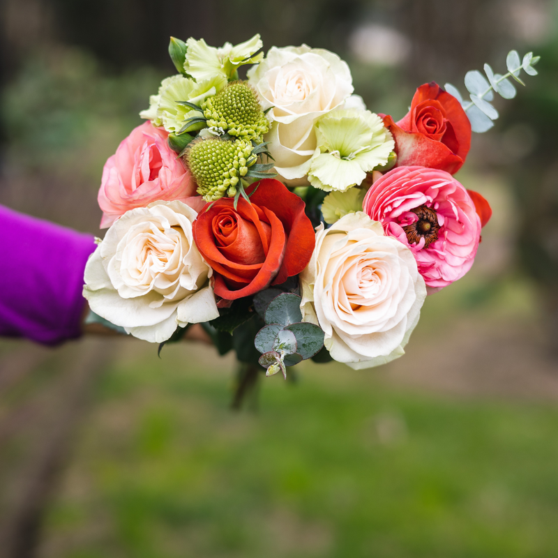 Pretty and Festive Flower Bouquet