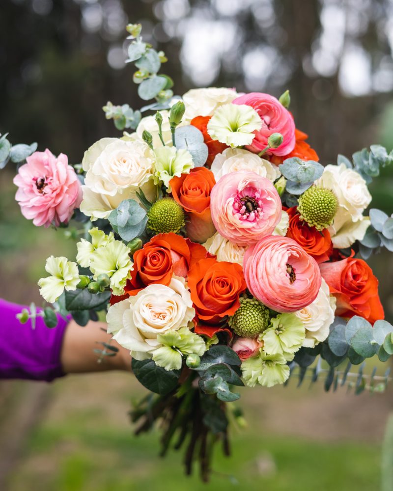 Pretty and Festive Flower Bouquet