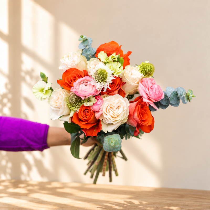 Pretty and Festive Flower Bouquet
