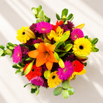 Rainbow Snowcone Flower Bouquet