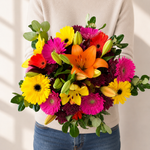 Rainbow Snowcone Flower Bouquet