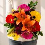 Rainbow Snowcone Flower Bouquet