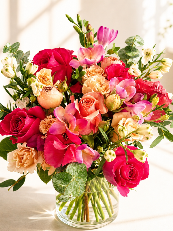 Spicy Spring Flower Bouquet