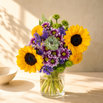 Summer Love flower bouquet studio shot