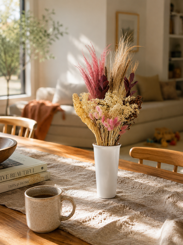 Mauve Dried Flower Bouquet