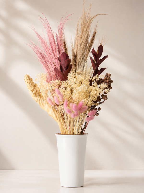 Mauve Dried Flower Bouquet