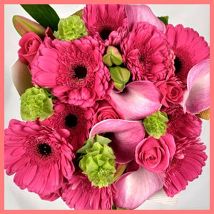Valentine's Day Flower Bouquet - Lux Size (Vase Included)