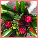 ReVased is the new, convenient way to buy sustainable flowers. By selecting the Tropical Rainforest flower bouquet, you will receive a unique mix of tropical flowers! These gorgeous and unique stems are sourced from a Rainforest Alliance Certified flower farm in Ecuador and are of the highest quality.