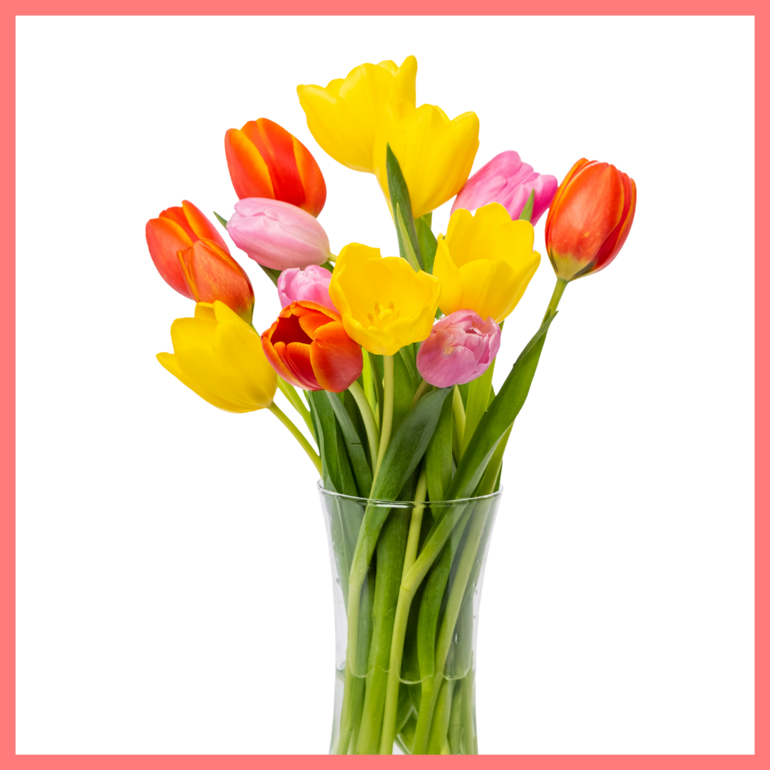 The Totally Tulips bouquet includes mixed stems of colorful California-grown tulips! Please note that as flowers are a live product, colors and varieties may vary from the photos shown to provide you with the freshest, most seasonal, and most beautiful bouquet.
