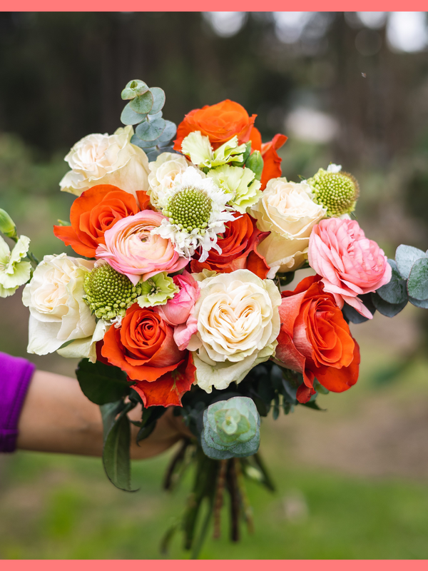 Pretty and Festive Flower Bouquet