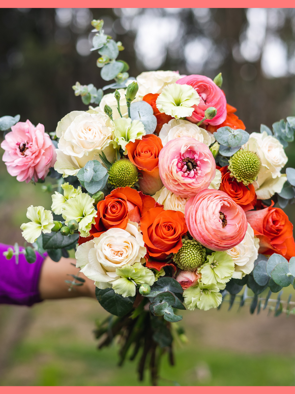 Pretty and Festive Flower Bouquet