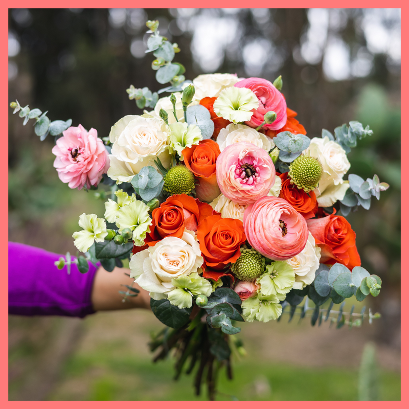 Pretty and Festive Flower Bouquet