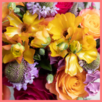 The Butterflies bouquet includes mixed stems of roses, butterfly ranunculus, matilda, scabiosa, and hebes. Please note that as flowers are a live product, colors and varieties may slightly vary from the photos shown to provide you with the freshest and most beautiful bouquet.