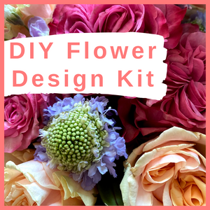 Order The Debbie DIY KIT from our Spring Collection! This Do-It-Yourself Floral Design Kit will include mixed stems of peach roses, pink roses, lavender scabiosa, lavender stock, solomio bono, and hebes. The kit will also include design tips from the pros! The flowers will be shipped directly from the farm!